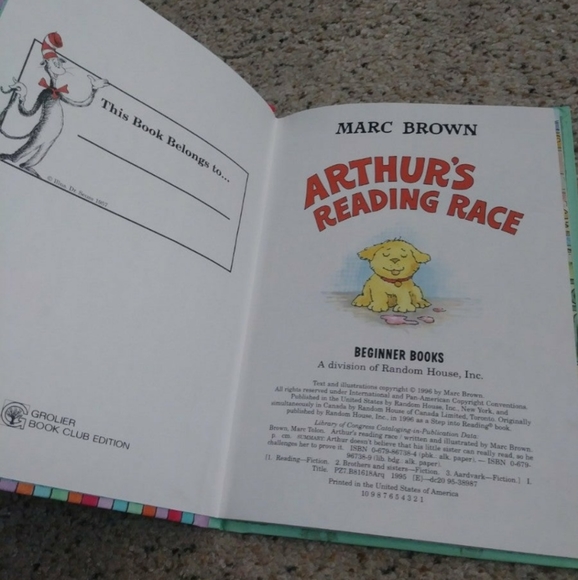 Arthur's Reading Race book by Marc Brown - Picture 2 of 4